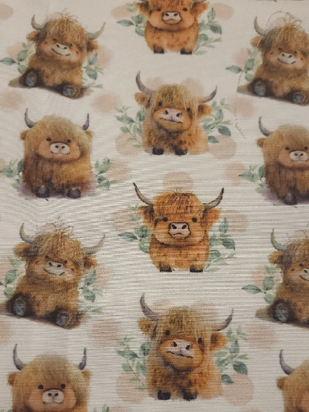 Highland Cows - Fat Quarters - 7 pieces - Picture 5 of 9